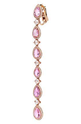 Женские серьги CHOPARD бесцветного цвета по цене 4819000 руб., арт. 840416-5002 | Фото 2 Женские серьги CHOPARD бесцветного цвета, арт. 840416-5002 | Фото 2 (Драгоценные камни: Сапфиры; Материал сплава: Розовое золото)