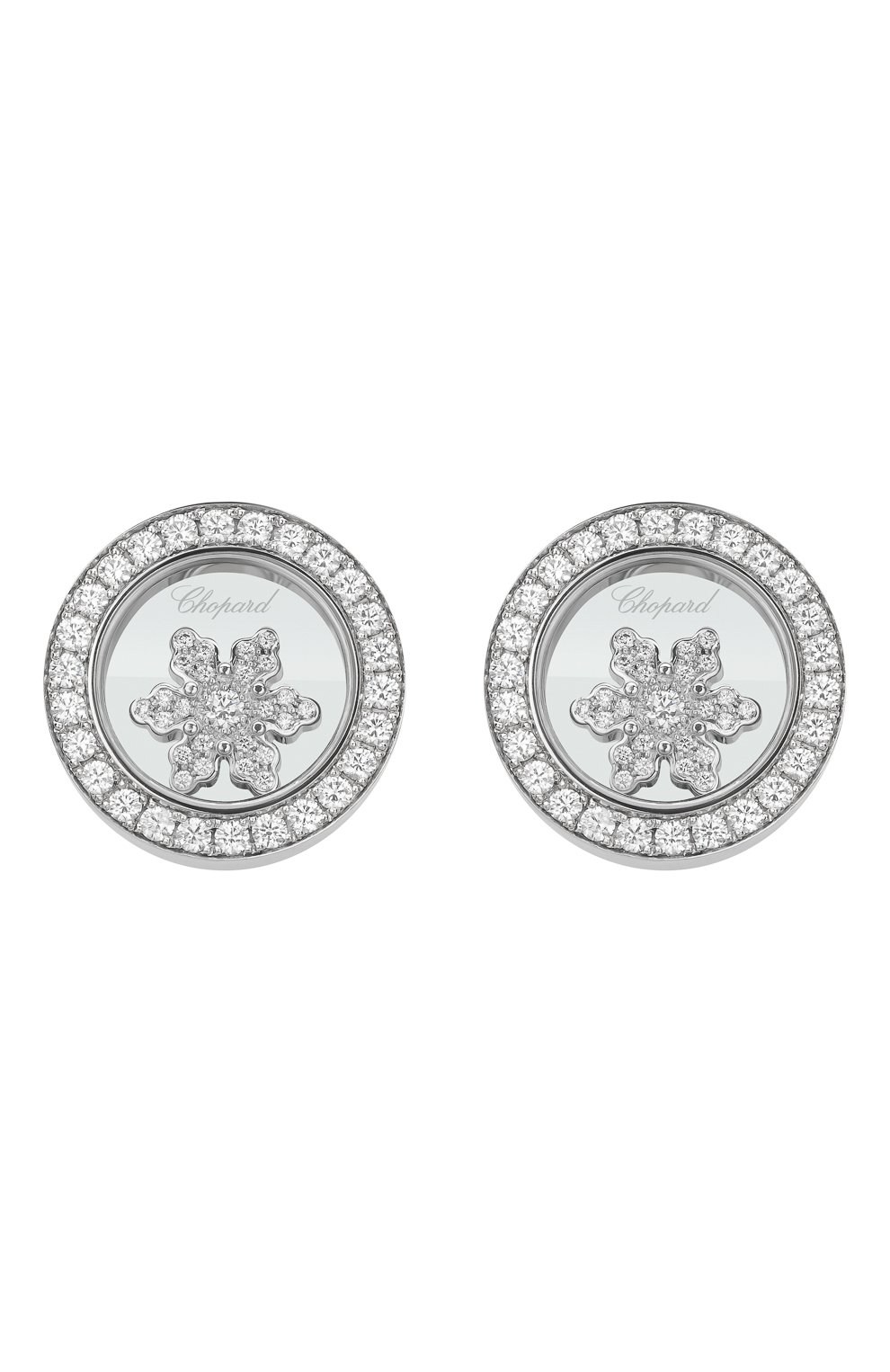 Женские серьги CHOPARD белого золота цвета, арт. 845756-1002 | Фото 1