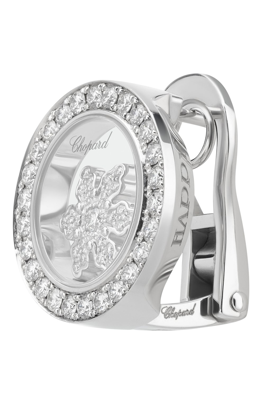 Женские серьги CHOPARD белого золота цвета по цене 1133650 руб., арт. 845756-1002 | Фото 2 Женские серьги CHOPARD белого золота цвета, арт. 845756-1002 | Фото 2