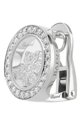 Женские серьги CHOPARD белого золота цвета по цене 1133650 руб., арт. 845756-1002 | Фото 2 Женские серьги CHOPARD белого золота цвета, арт. 845756-1002 | Фото 2