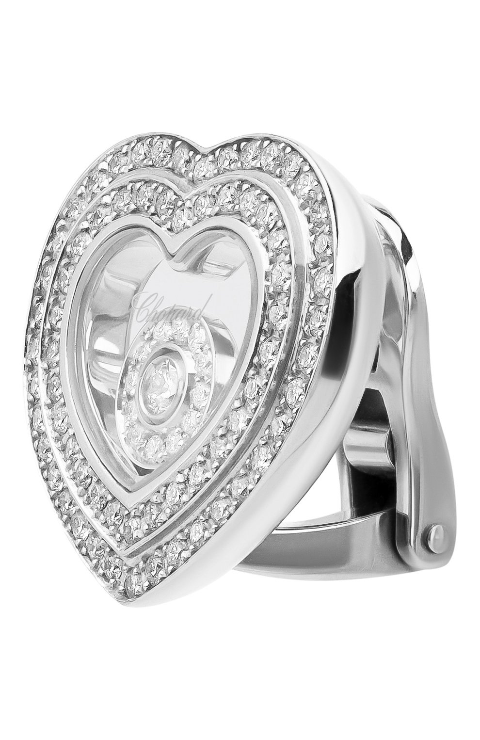 Женские серьги CHOPARD белого золота цвета по цене 1564200 руб., арт. 847209-1001 | Фото 2 Женские серьги CHOPARD белого золота цвета, арт. 847209-1001 | Фото 2