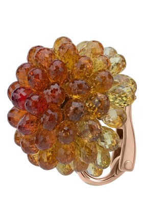 Женские серьги CHOPARD бесцветного цвета, арт. 847268-5001 | Фото 2 (Материал сплава: Розовое золото; Драгоценные камни: Сапфиры)