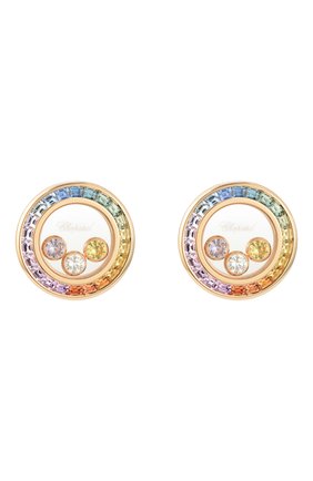 Женские серьги CHOPARD бесцветного цвета по цене 2505600 руб., арт. 849437-5801 | Фото 1 Женские серьги CHOPARD бесцветного цвета, арт. 849437-5801 | Фото 1 (Драгоценные камни: Бриллианты; Материал сплава: Розовое золото)