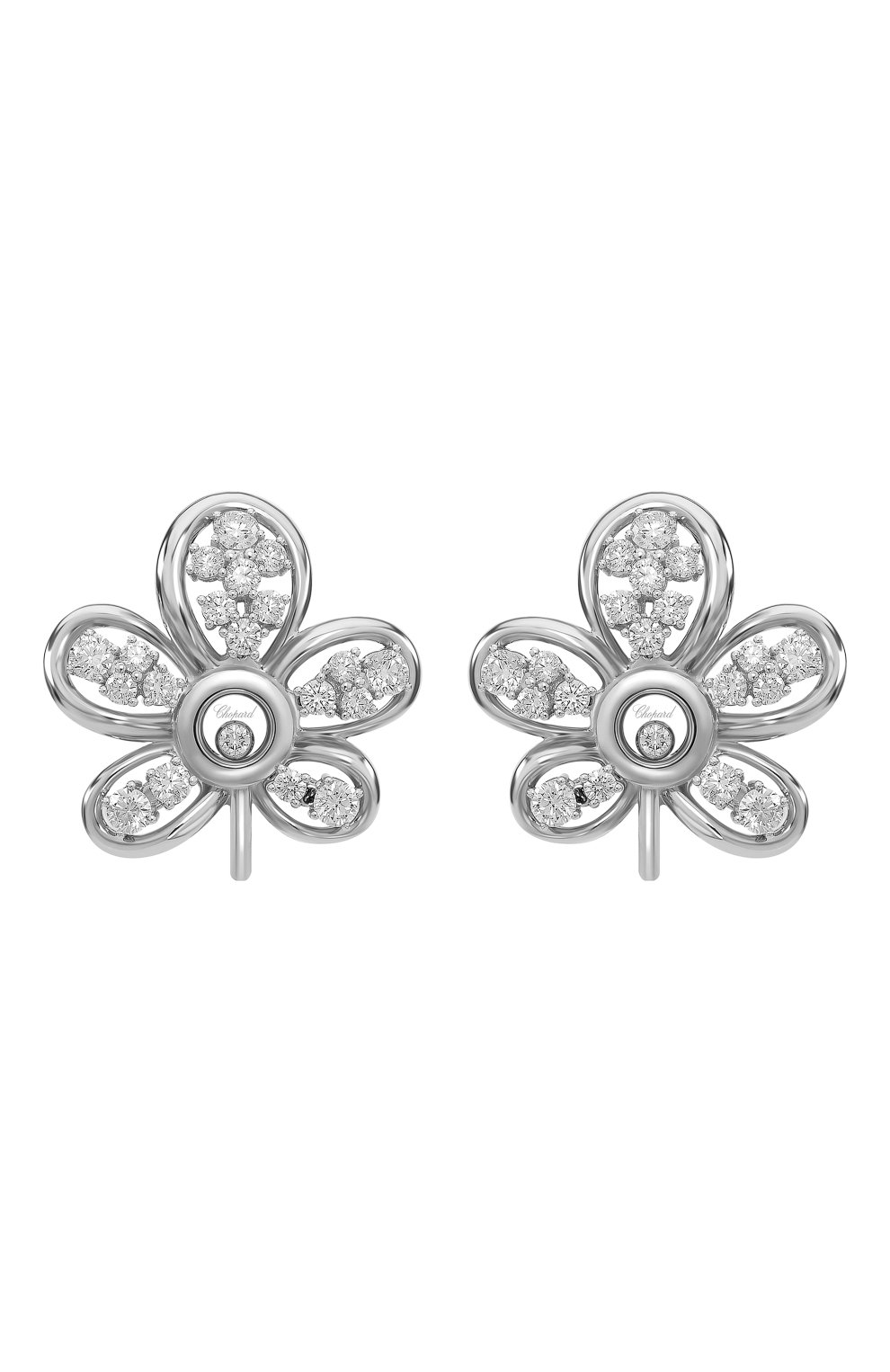 Женские серьги CHOPARD белого золота цвета, арт. 849447-1001 | Фото 1