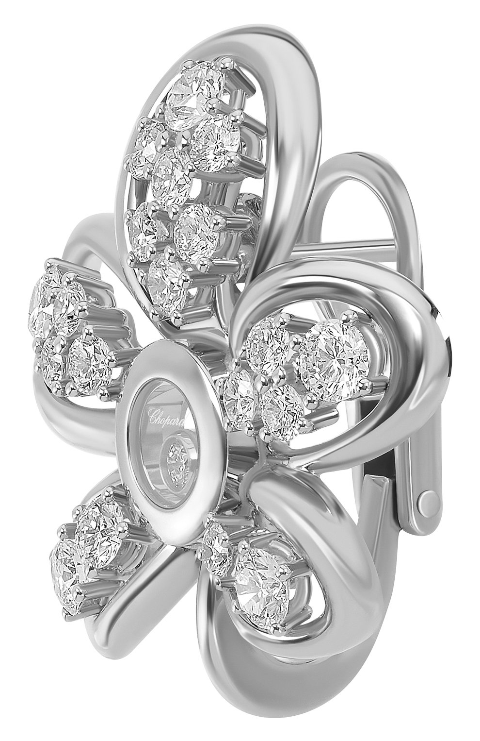 Женские серьги CHOPARD белого золота цвета по цене 1781450 руб., арт. 849447-1001 | Фото 2 Женские серьги CHOPARD белого золота цвета, арт. 849447-1001 | Фото 2