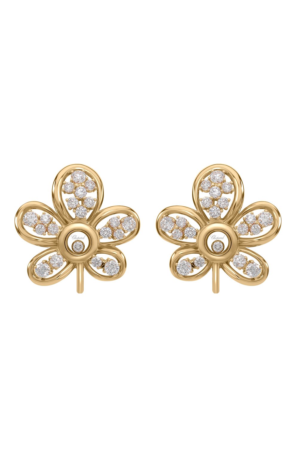Женские серьги CHOPARD розового золота цвета, арт. 849447-5001 | Фото 1