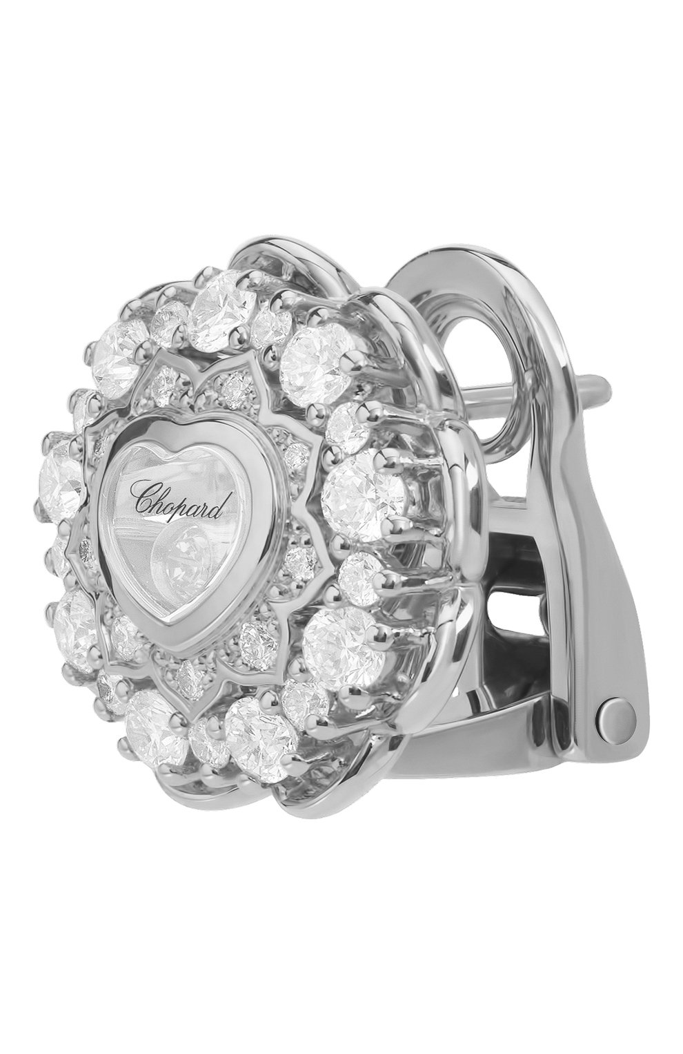 Женские серьги CHOPARD белого золота цвета по цене 1540500 руб., арт. 849722-1001 | Фото 2 Женские серьги CHOPARD белого золота цвета, арт. 849722-1001 | Фото 2