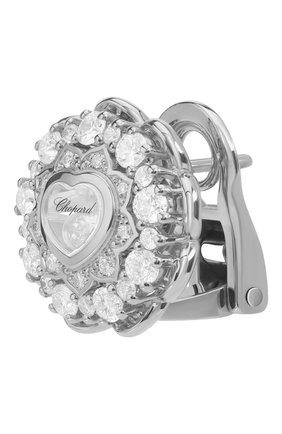 Женские серьги CHOPARD белого золота цвета по цене 1540500 руб., арт. 849722-1001 | Фото 2 Женские серьги CHOPARD белого золота цвета, арт. 849722-1001 | Фото 2