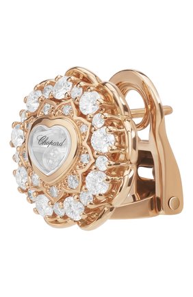 Женские серьги CHOPARD розового золота цвета по цене 1540500 руб., арт. 849722-5001 | Фото 2 Женские серьги CHOPARD розового золота цвета, арт. 849722-5001 | Фото 2