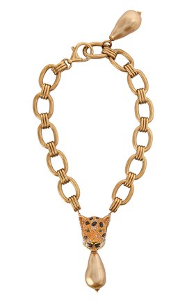 Женское колье DOLCE & GABBANA золотого цвета по цене 331500 руб., арт. WNM4A3/W1111 | Фото 1 Женское колье DOLCE & GABBANA золотого цвета, арт. WNM4A3/W1111 | Фото 1