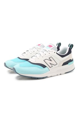 Женские комбинированные кроссовки 997h NEW BALANCE голубого цвета по цене 11770 руб., арт. CW997HAZ/B | Фото 1 Женские комбинированные кроссовки 997h NEW BALANCE голубого цвета, арт. CW997HAZ/B | Фото 1