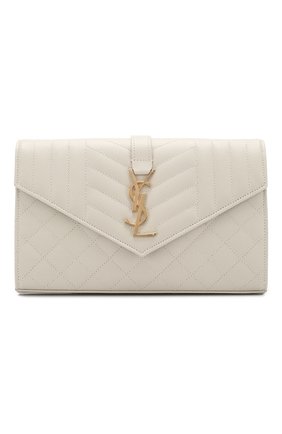 Женская сумка envelope SAINT LAURENT белого цвета по цене 87400 руб., арт. 620280/B0W91 | Фото 1 Женская сумка envelope SAINT LAURENT белого цвета, арт. 620280/B0W91 | Фото 1