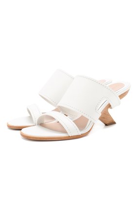 Женские кожаные мюли ALEXANDER MCQUEEN белого цвета по цене 79950 руб., арт. 621840/WHXZ7 | Фото 1 Женские кожаные мюли ALEXANDER MCQUEEN белого цвета, арт. 621840/WHXZ7 | Фото 1