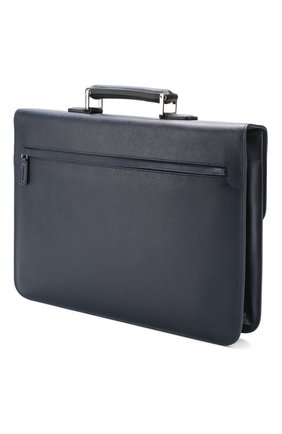 Мужской кожаный портфель CORNELIANI темно-синего цвета по цене 129500 руб., арт. 00TD15-0021812/00 | Фото 3 Мужской кожаный портфель CORNELIANI темно-синего цвета, арт. 00TD15-0021812/00 | Фото 3