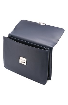 Мужской кожаный портфель CORNELIANI темно-синего цвета по цене 129500 руб., арт. 00TD15-0021812/00 | Фото 4 Мужской кожаный портфель CORNELIANI темно-синего цвета, арт. 00TD15-0021812/00 | Фото 4