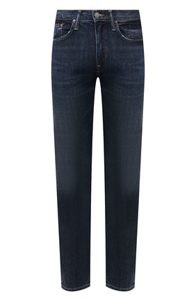 Мужские джинсы POLO RALPH LAUREN синего цвета, арт. 710802080 | Фото 1 (Длина (брюки, джинсы): Стандартные; Материал внешний: Лиоцелл, Хлопок, Растительное волокно, Деним; Силуэт М (брюки): Прямые; Кросс-КТ: Деним)