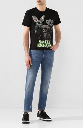 Мужская хлопковая футболка DOM REBEL черного цвета по цене 7970 руб., арт. CLIQUE/T-SHIRT | Фото 2 Мужская хлопковая футболка DOM REBEL черного цвета, арт. CLIQUE/T-SHIRT | Фото 2