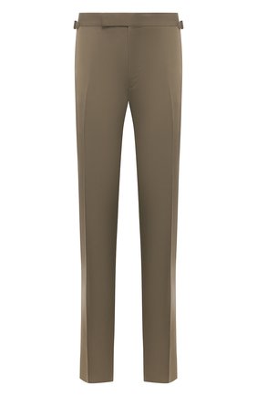 Мужские хлопковые брюки TOM FORD хаки цвета по цене 85350 руб., арт. 774R25/61004Z | Фото 1 Мужские хлопковые брюки TOM FORD хаки цвета, арт. 774R25/61004Z | Фото 1