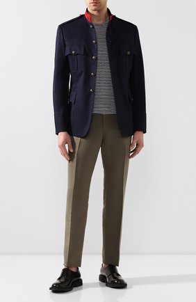 Мужские хлопковые брюки TOM FORD хаки цвета по цене 85350 руб., арт. 774R25/61004Z | Фото 2 Мужские хлопковые брюки TOM FORD хаки цвета, арт. 774R25/61004Z | Фото 2