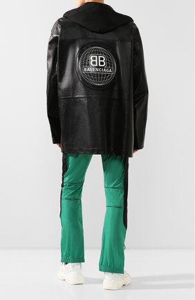 Мужская кожаная куртка BALENCIAGA черного цвета по цене 364000 руб., арт. 620774/TIS06 | Фото 2 Мужская кожаная куртка BALENCIAGA черного цвета, арт. 620774/TIS06 | Фото 2