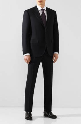 Мужской шерстяной костюм CORNELIANI темно-синего цвета по цене 199500 руб., арт. 857268-0118661/92W1 | Фото 1 Мужской шерстяной костюм CORNELIANI темно-синего цвета, арт. 857268-0118661/92W1 | Фото 1