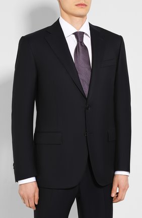 Мужской шерстяной костюм CORNELIANI темно-синего цвета по цене 199500 руб., арт. 857268-0118661/92W1 | Фото 2 Мужской шерстяной костюм CORNELIANI темно-синего цвета, арт. 857268-0118661/92W1 | Фото 2