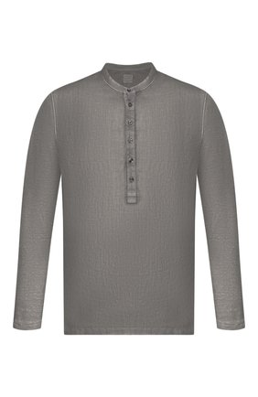 Мужская льняной лонгслив 120% LINO серого цвета по цене 15300 руб., арт. R0M7690/E908/S00 | Фото 1 Мужская льняной лонгслив 120% LINO серого цвета, арт. R0M7690/E908/S00 | Фото 1