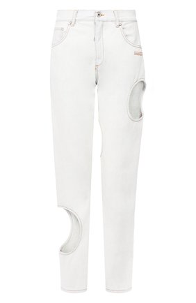 Женские джинсы OFF-WHITE голубого цвета по цене 49550 руб., арт. 0WYA018S20DEN0014000 | Фото 1 Женские джинсы OFF-WHITE голубого цвета, арт. 0WYA018S20DEN0014000 | Фото 1