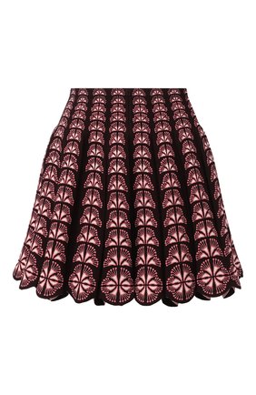 Женская юбка из вискозы ALAIA бордового цвета по цене 126000 руб., арт. AS9JE58SM526 | Фото 1 Женская юбка из вискозы ALAIA бордового цвета, арт. AS9JE58SM526 | Фото 1
