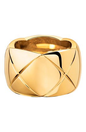 Женские кольцо CHANEL бесцветного цвета, арт. J10575 | Фото 1 (Материал сплава: Желтое золото; Драгоценные камни: Без драгоценных камней)