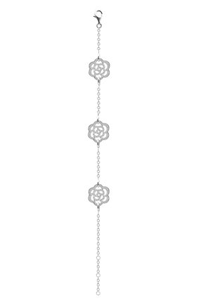 Женский браслет CHANEL бесцветного цвета, арт. J10578 | Фото 2 (Материал сплава: Белое золото; Драгоценные камни: Без драгоценных камней)