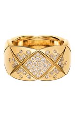 Женские кольцо CHANEL бесцветного цвета, арт. J10862 | Фото 1 (Материал сплава: Желтое золото; Драгоценные камни: Бриллианты)