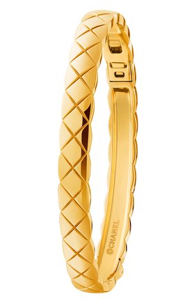 Женский браслет CHANEL бесцветного цвета, арт. J11139 | Фото 1 (Материал сплава: Желтое золото; Драгоценные камни: Без драгоценных камней)