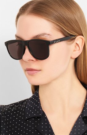 Мужские солнцезащитные очки SAINT LAURENT черного цвета по цене 15750 руб., арт. SL 334 | Фото 2 Мужские солнцезащитные очки SAINT LAURENT черного цвета, арт. SL 334 | Фото 2