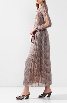 Женские текстильные мюли FENDI бежевого цвета по цене 59000 руб., арт. 8R7031 AADC | Фото 2 Женские текстильные мюли FENDI бежевого цвета, арт. 8R7031 AADC | Фото 2