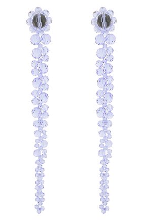 Женские серьги SIMONE ROCHA голубого цвета по цене 18750 руб., арт. ERG12/0903/SILVER | Фото 1 Женские серьги SIMONE ROCHA голубого цвета, арт. ERG12/0903/SILVER | Фото 1