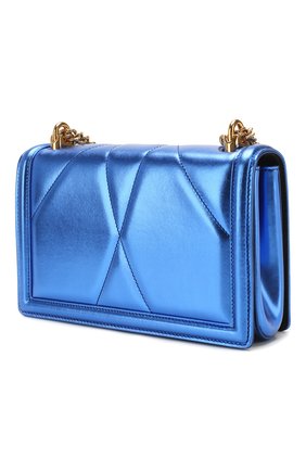Женская сумка devotion small DOLCE & GABBANA синего цвета по цене 124000 руб., арт. BB6652/AK772 | Фото 3 Женская сумка devotion small DOLCE & GABBANA синего цвета, арт. BB6652/AK772 | Фото 3