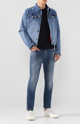 Мужская джинсовая куртка 2 MEN JEANS синего цвета по цене 26900 руб., арт. CLIFF/YNG4Y | Фото 2 Мужская джинсовая куртка 2 MEN JEANS синего цвета, арт. CLIFF/YNG4Y | Фото 2