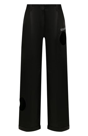 Женские кожаные брюки OFF-WHITE черного цвета по цене 155000 руб., арт. 0WJB007S20LEA0011000 | Фото 1 Женские кожаные брюки OFF-WHITE черного цвета, арт. 0WJB007S20LEA0011000 | Фото 1