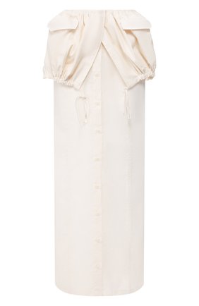 Женская юбка-макси JACQUEMUS кремвого цвета по цене 49950 руб., арт. 201SK04/23110 | Фото 1 Женская юбка-макси JACQUEMUS кремвого цвета, арт. 201SK04/23110 | Фото 1