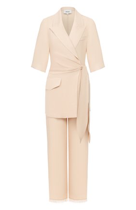 Женский комбинезон NANUSHKA бежевого цвета по цене 67750 руб., арт. ASTER0_CREME_TECH LINEN | Фото 1 Женский комбинезон NANUSHKA бежевого цвета, арт. ASTER0_CREME_TECH LINEN | Фото 1