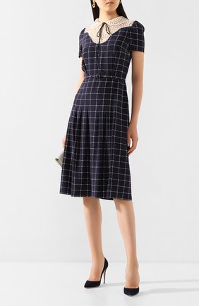 Женское шелковое платье RALPH LAUREN темно-синего цвета по цене 314000 руб., арт. 290798073 | Фото 2 Женское шелковое платье RALPH LAUREN темно-синего цвета, арт. 290798073 | Фото 2