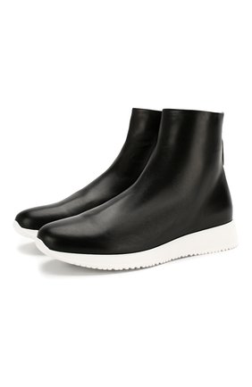 Женские кожаные ботинки hamilton GIANVITO ROSSI черного цвета по цене 62200 руб., арт. S73460.W1WHT.CFGNER0 | Фото 1 Женские кожаные ботинки hamilton GIANVITO ROSSI черного цвета, арт. S73460.W1WHT.CFGNER0 | Фото 1