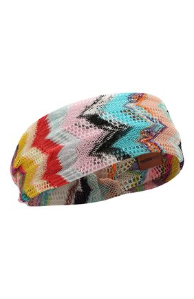 Женская повязка на голову MISSONI разноцветного цвета по цене 12100 руб., арт. MMS00001/BR00AM | Фото 1 Женская повязка на голову MISSONI разноцветного цвета, арт. MMS00001/BR00AM | Фото 1