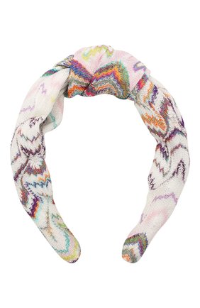 Женский ободок для волос MISSONI разноцветного цвета по цене 19950 руб., арт. MMS00052/BR00AJ | Фото 1 Женский ободок для волос MISSONI разноцветного цвета, арт. MMS00052/BR00AJ | Фото 1