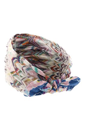Женская повязка на голову MISSONI разноцветного цвета по цене 16950 руб., арт. MMS00047/BR00AJ | Фото 2 Женская повязка на голову MISSONI разноцветного цвета, арт. MMS00047/BR00AJ | Фото 2