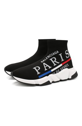 Женские текстильные кроссовки speed BALENCIAGA черного цвета по цене 54900 руб., арт. 602237/W05GC | Фото 1 Женские текстильные кроссовки speed BALENCIAGA черного цвета, арт. 602237/W05GC | Фото 1