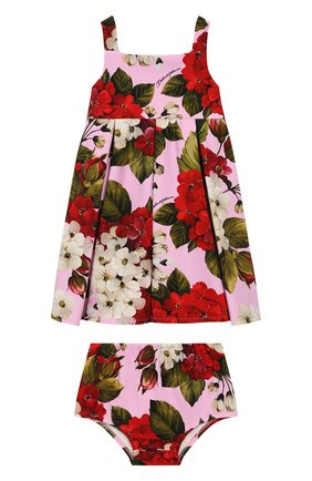 Женский комплект из платья и шорт DOLCE & GABBANA розового цвета по цене 14600 руб., арт. L2JD0S/FSGTD | Фото 1 Женский комплект из платья и шорт DOLCE & GABBANA розового цвета, арт. L2JD0S/FSGTD | Фото 1