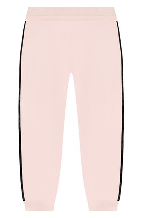 Детские хлопковые джоггеры GIVENCHY розового цвета по цене 11930 руб., арт. H04078 | Фото 2 Детские хлопковые джоггеры GIVENCHY розового цвета, арт. H04078 | Фото 2