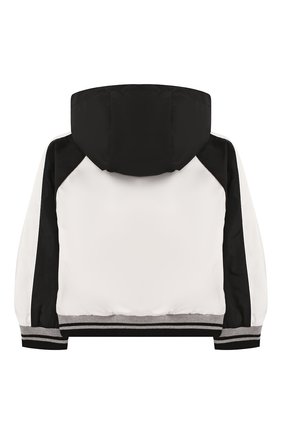 Детского ветровка MONCLER черно-белого цвета по цене 21950 руб., арт. F1-951-1A706-20-54543 | Фото 2 Детского ветровка MONCLER черно-белого цвета, арт. F1-951-1A706-20-54543 | Фото 2